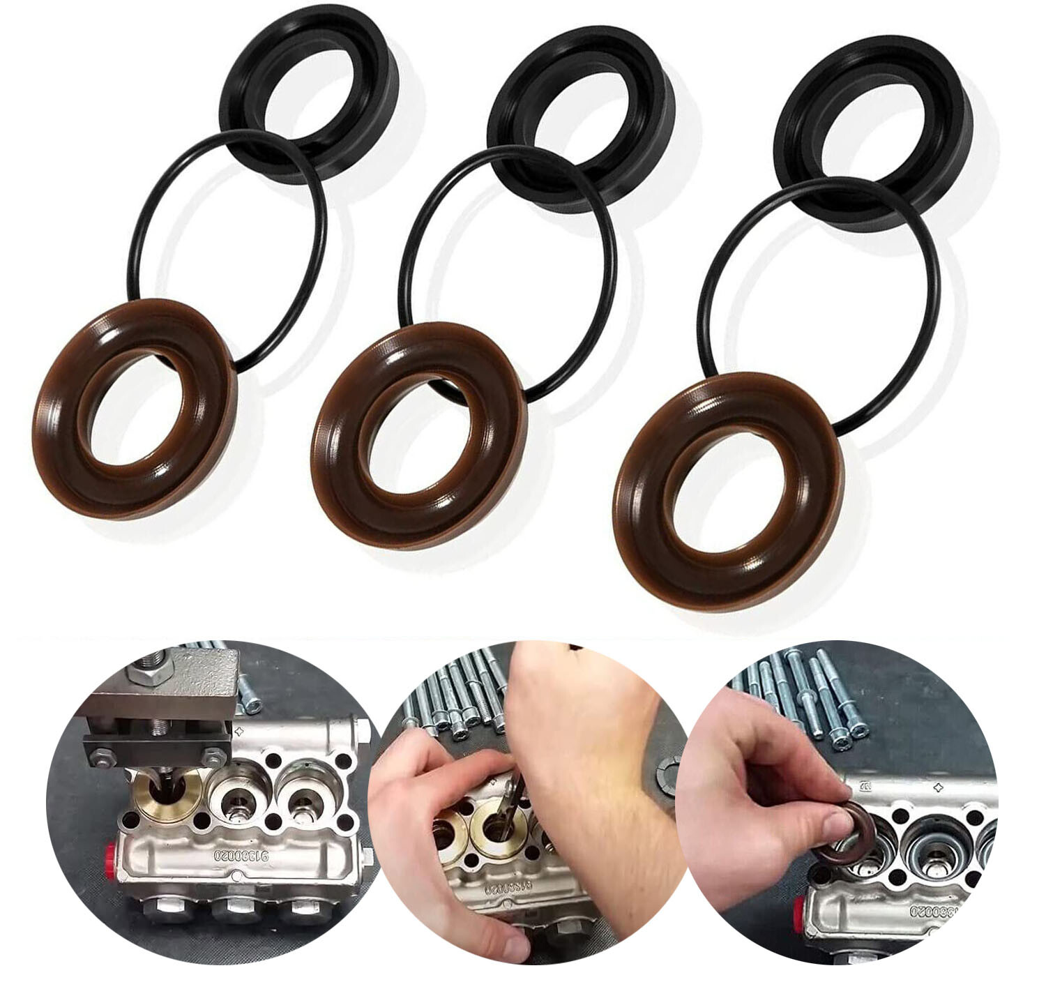 AR1857 18mm XR Seal Repair Packing Kit Fit Annovi Reverberi Pressure Washer Pump