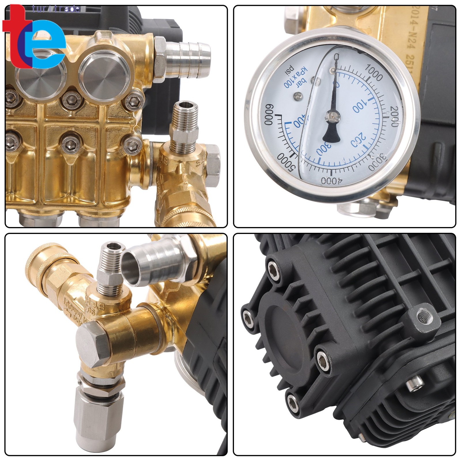 3500 PSI 5.6GPM 4.5 HP General Pressure Washer Pump Right Shaft New