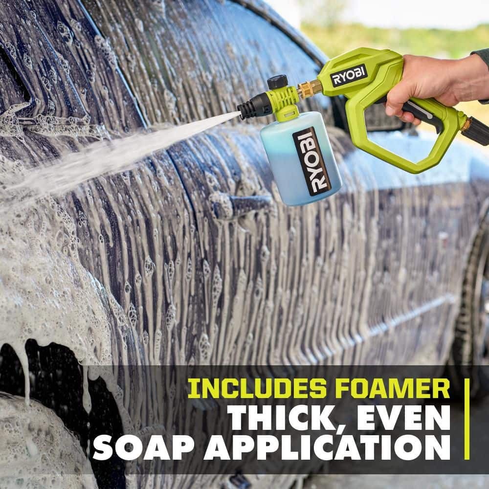 RYOBI 1200 PSI 1.8 GPM Cold Water Automotive High Flow Electric Pressure Washer