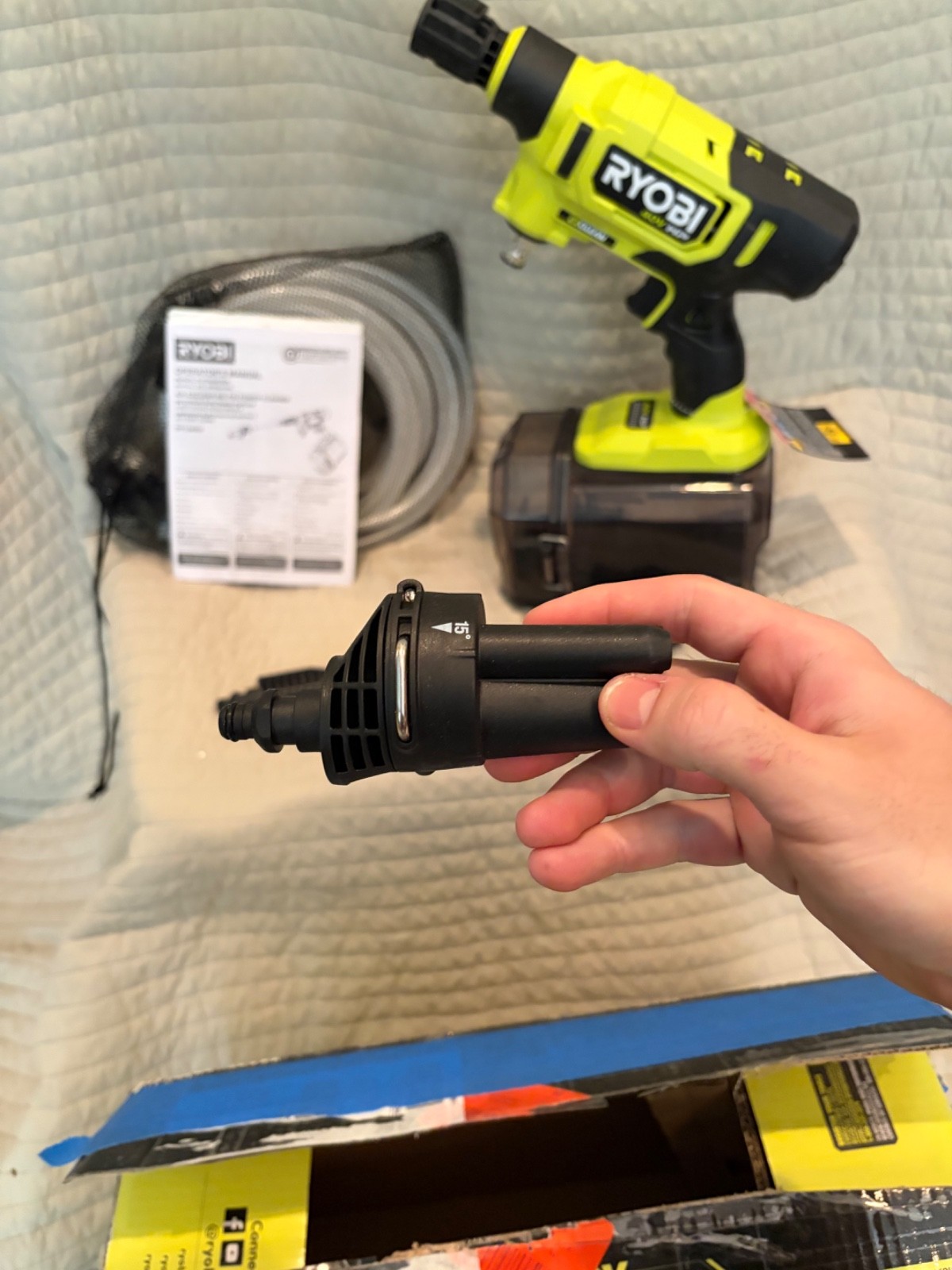 RYOBI 40V HP Brushless EZClean 600 PSI 0.7 GPM Cold Water Power Cleaner