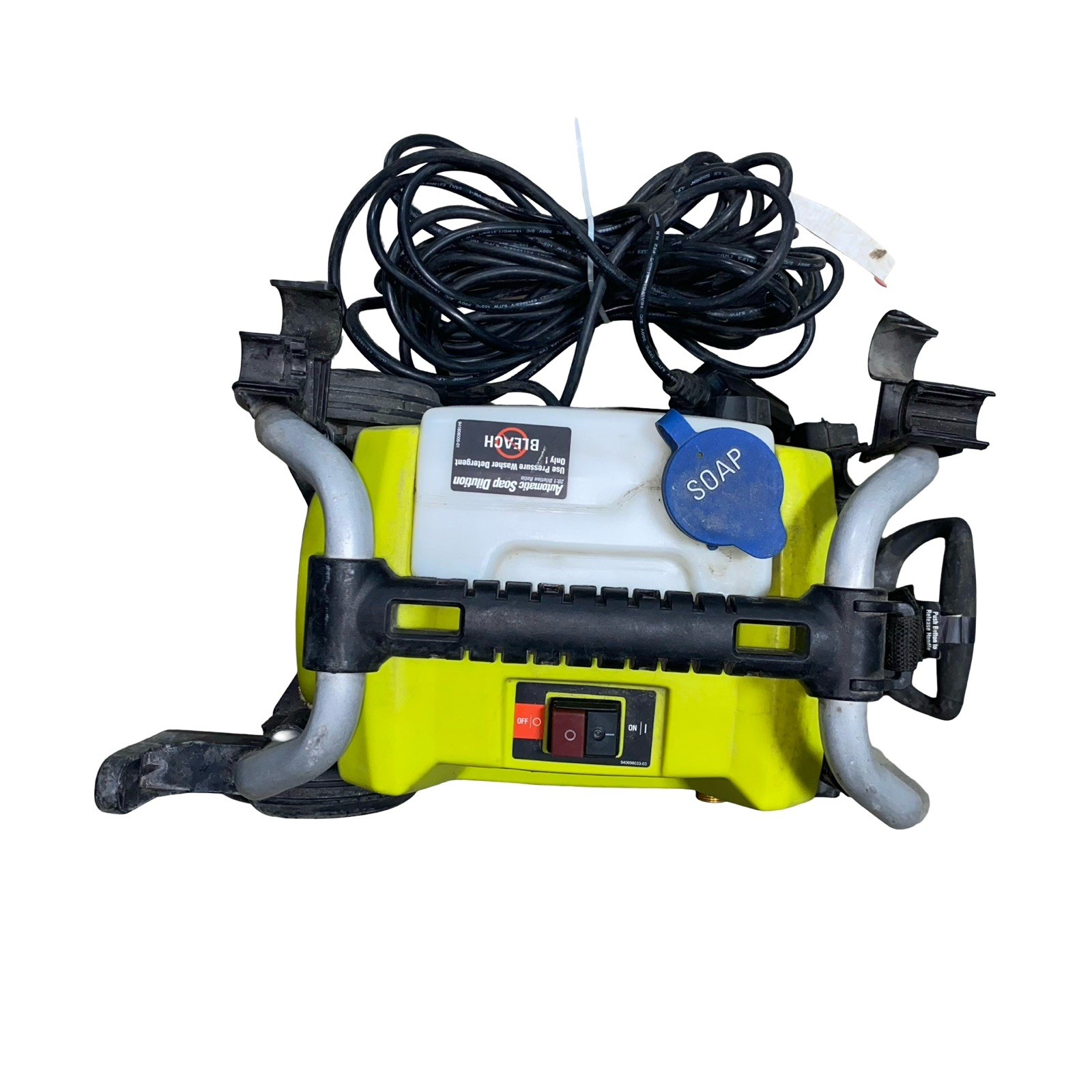Ryobi RY1419MT 1.2GPM 1900 psi Cold Water Wheeled Electric Pressure Washer PARTS