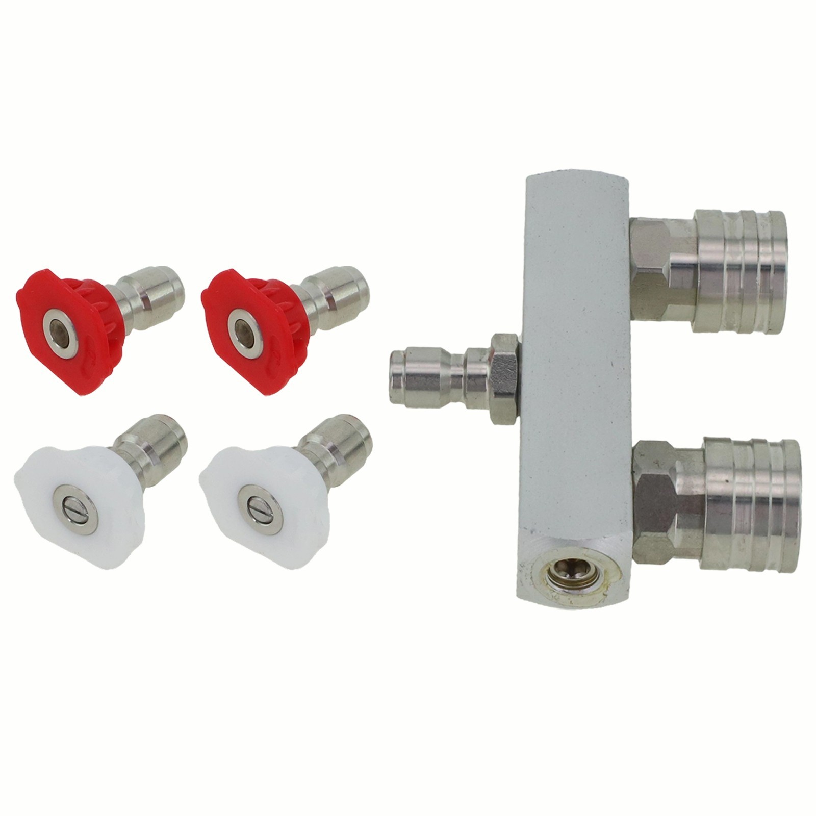 Efficient Cleaning Solution Dual Nozzle Compatible with 5000 PSI Washers