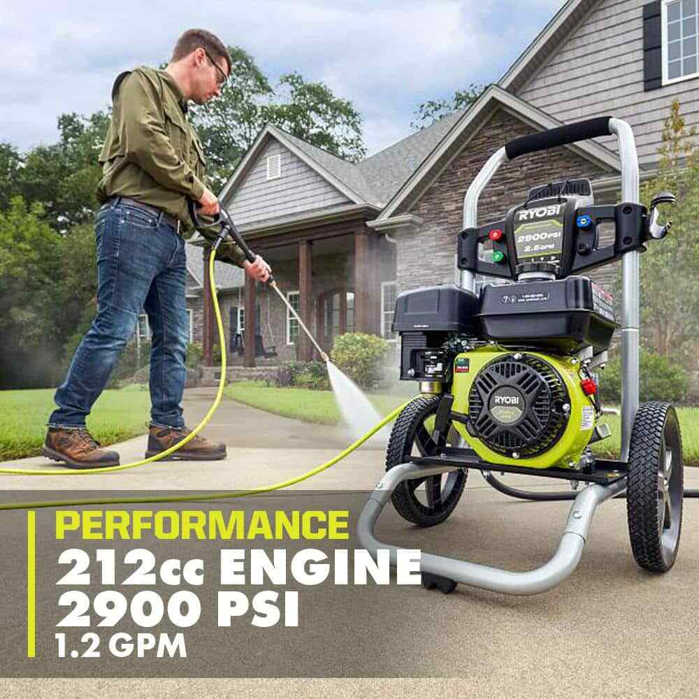 2900 PSI 2.5 GPM Cold Water Gas Pressure Washer with 212Cc Engine NEW USA ONLY