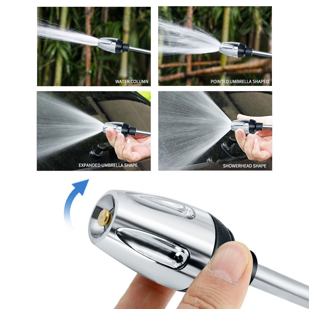 Waterblitz Pressure Washer High Pressure Water Gun 360° Rotating 3 Spray Modes