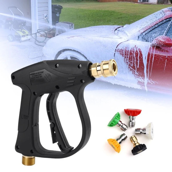 4000 PSI High Pressure Washer Short Wand Foam Sprayer for Car Wash Cleaning