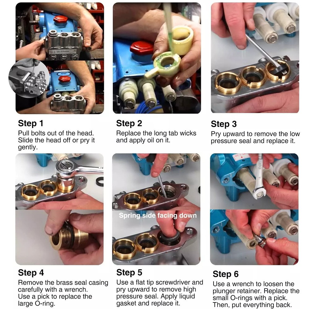30623 Seal Kit Replacement Fits For Cat Pump Model 30 31 34 35 310 340 350 310B
