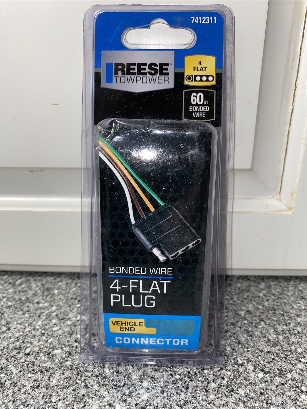 REESE #7412311 Bonded Wire 4- Flat Plug