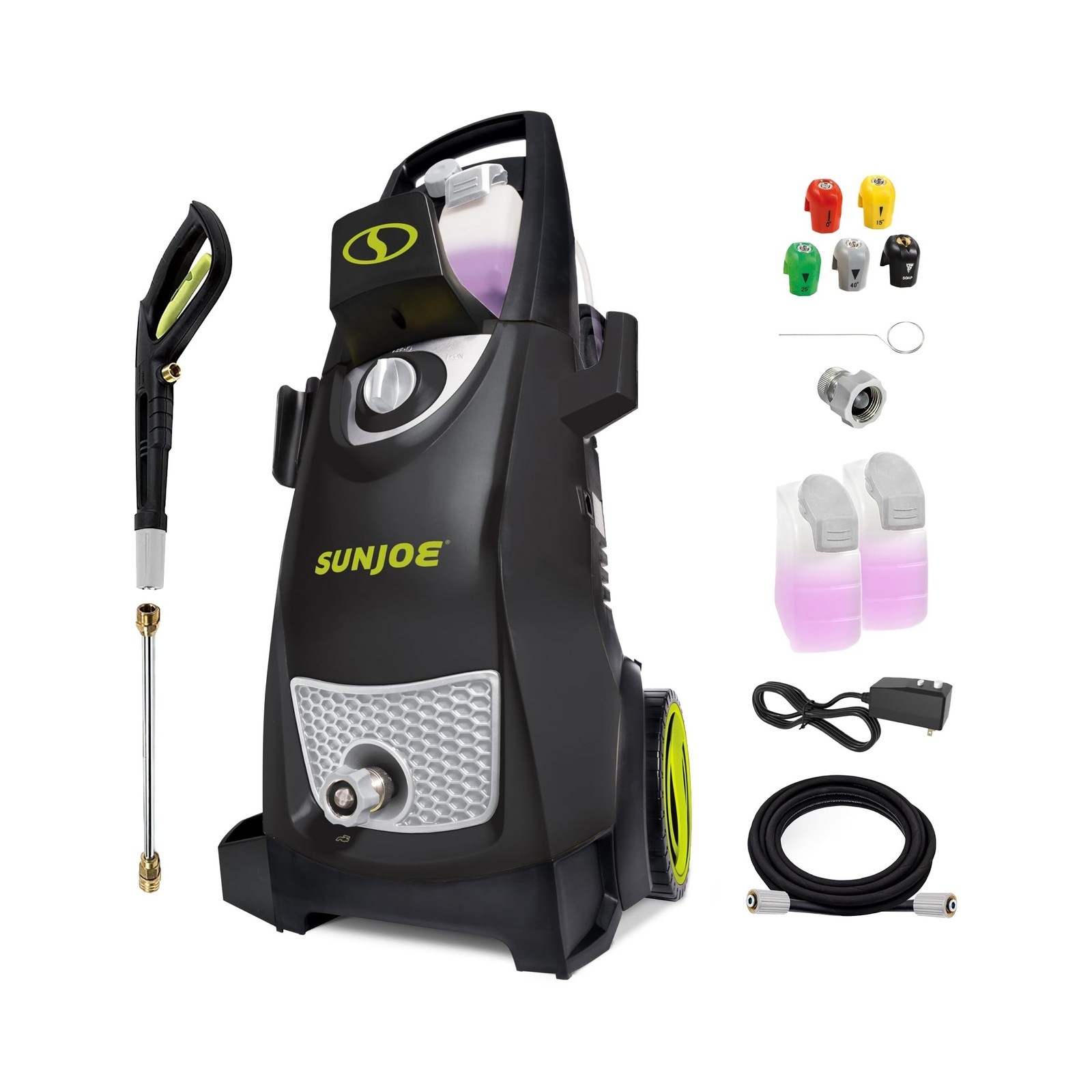 Sun Joe Electric Pressure Power Washer w/Dual Soap Tanks, 2350 PSI (PWMA Cert…