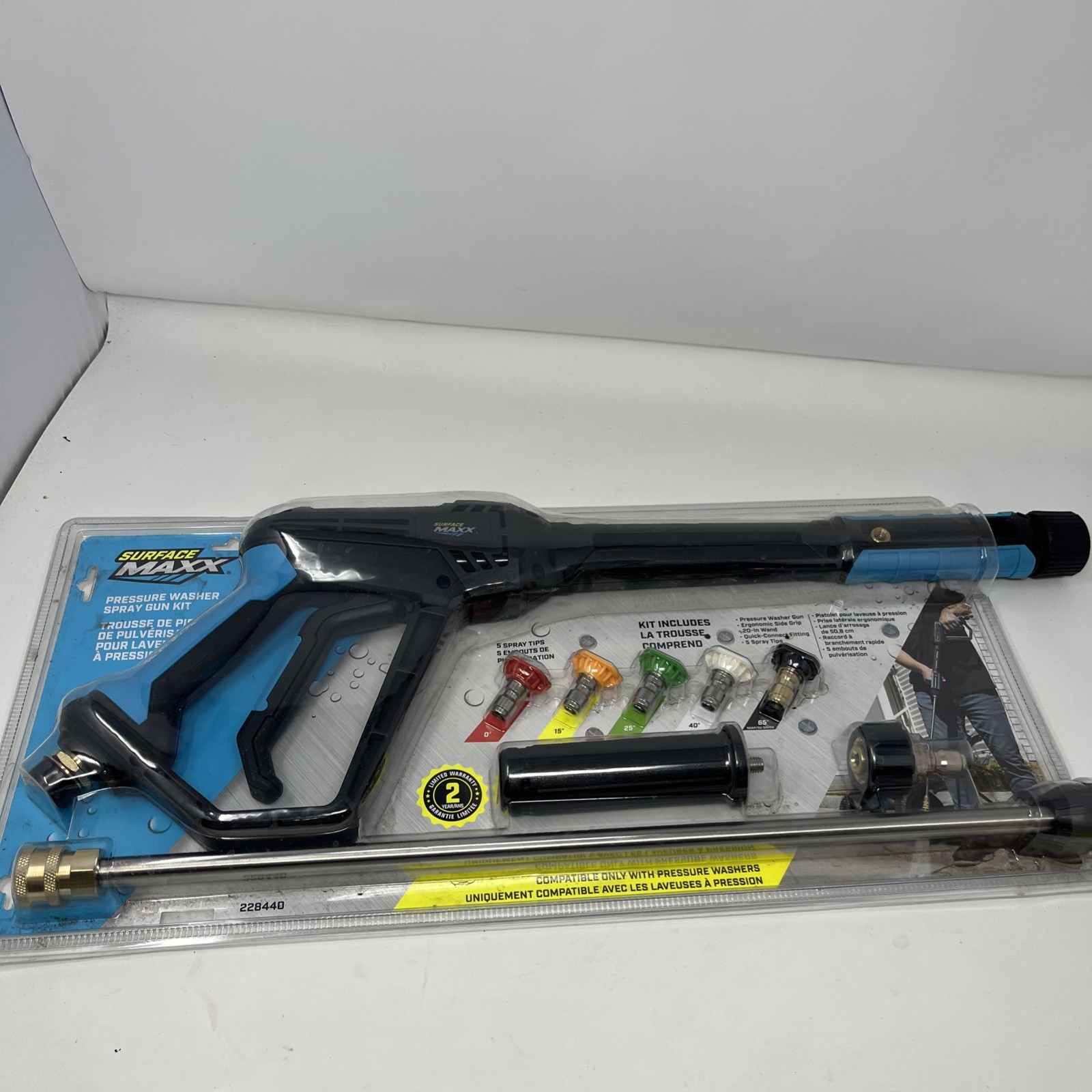Surface Max 4500 PSI Pressure Washer Spray Gun Kit – New Sealed