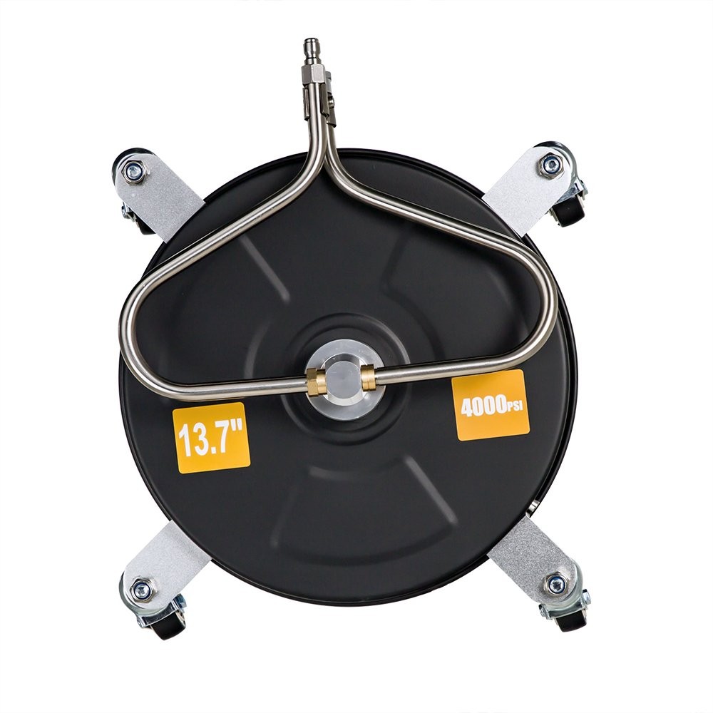 13.7″ High Pressure Washer Surface Cleaner Stainless Steel 4000PSI