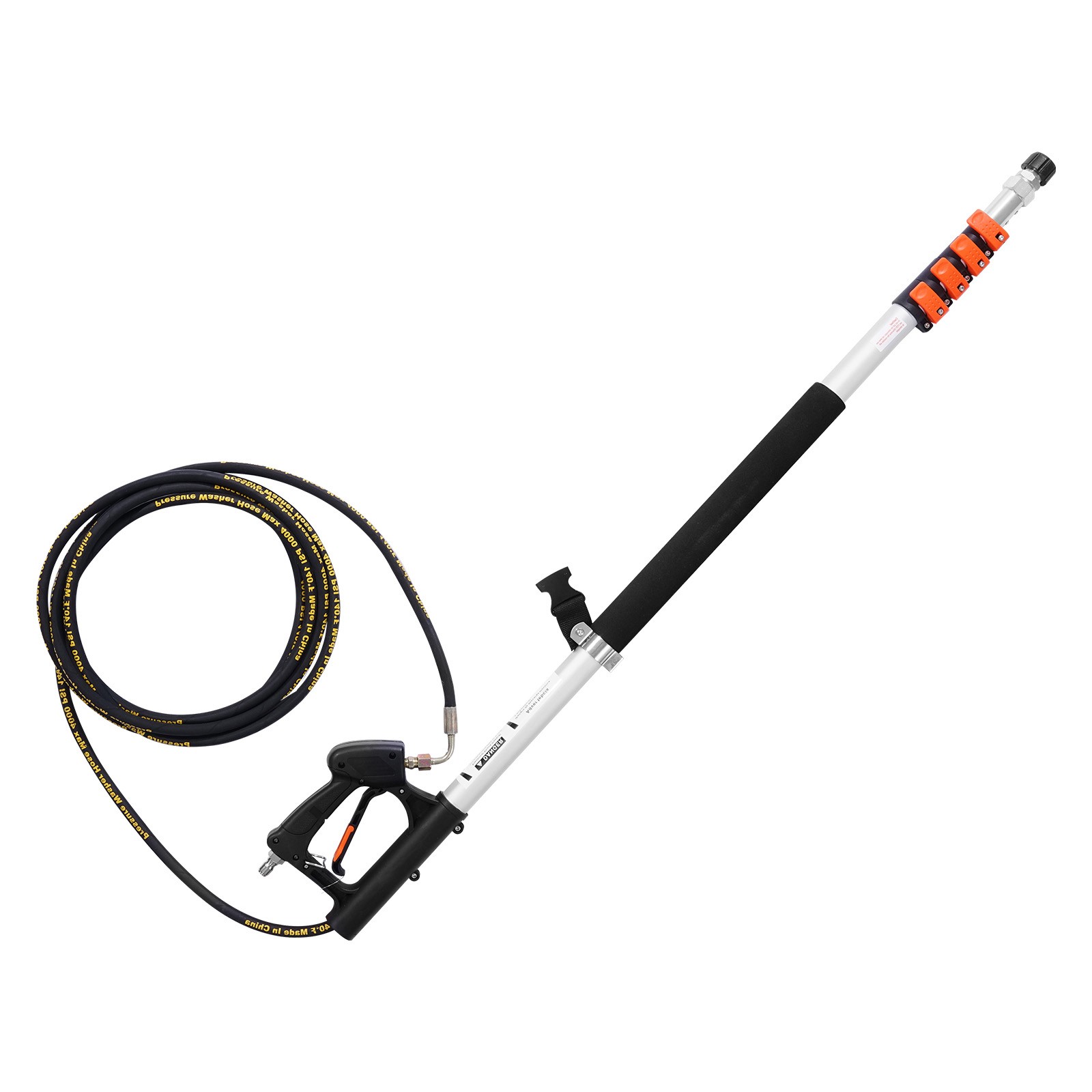Pressure Washer Telescoping Wand 18 ft Brush Head Included Telescopic Spray Wand