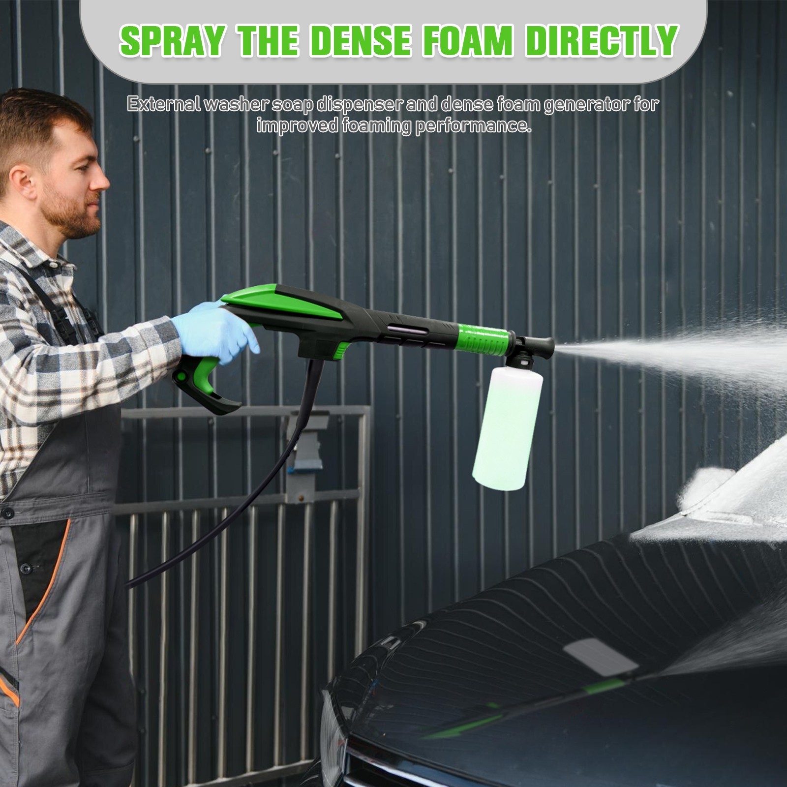 Pressure Washer 4500PSI 3.9GPM Adj-15-Level Touch Screen,car,home,yard,deck,RV
