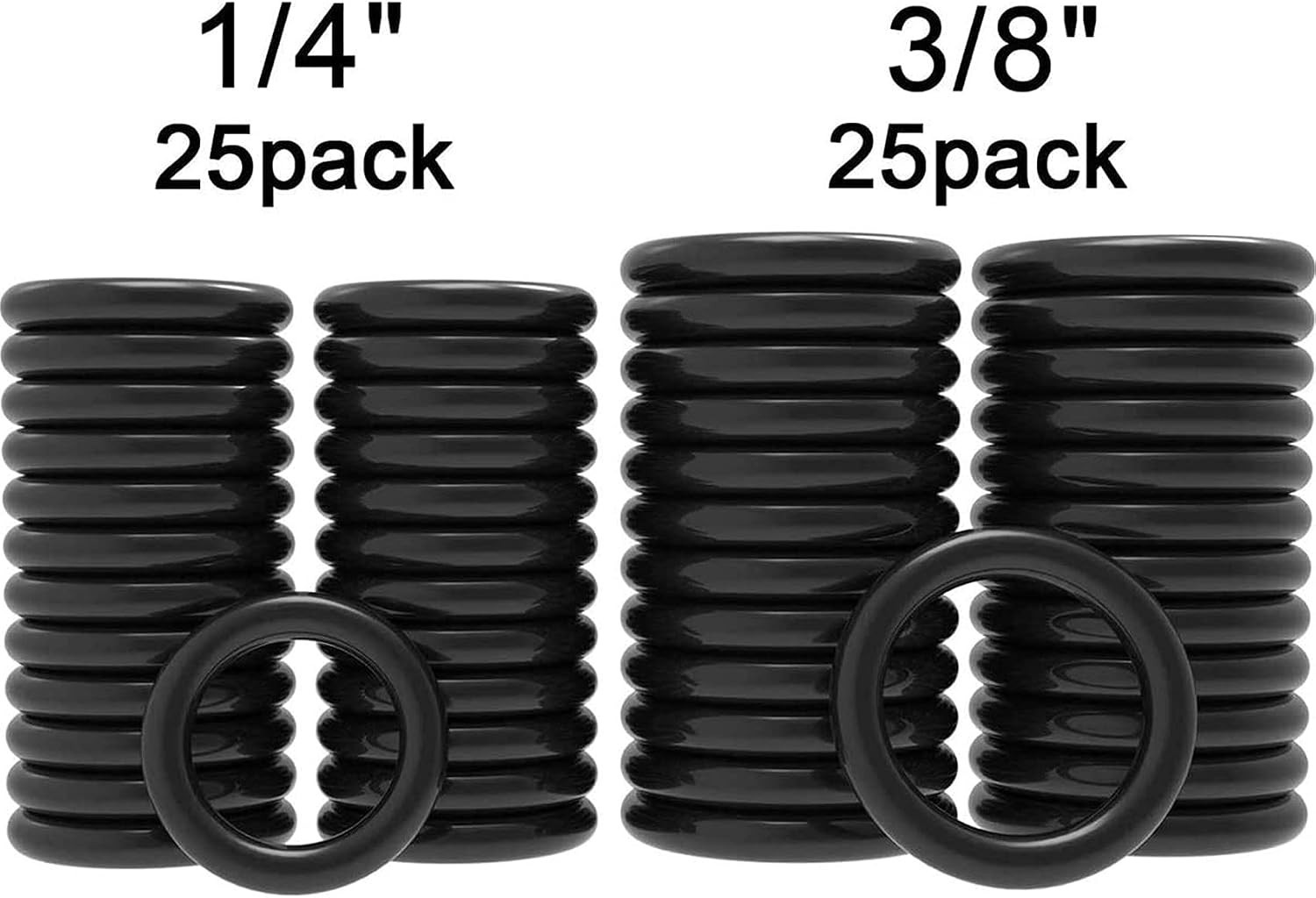 50-Pack Pressure Washer O-Rings Set for 1/4 & 3/8 Inch & M22 Quick Connects