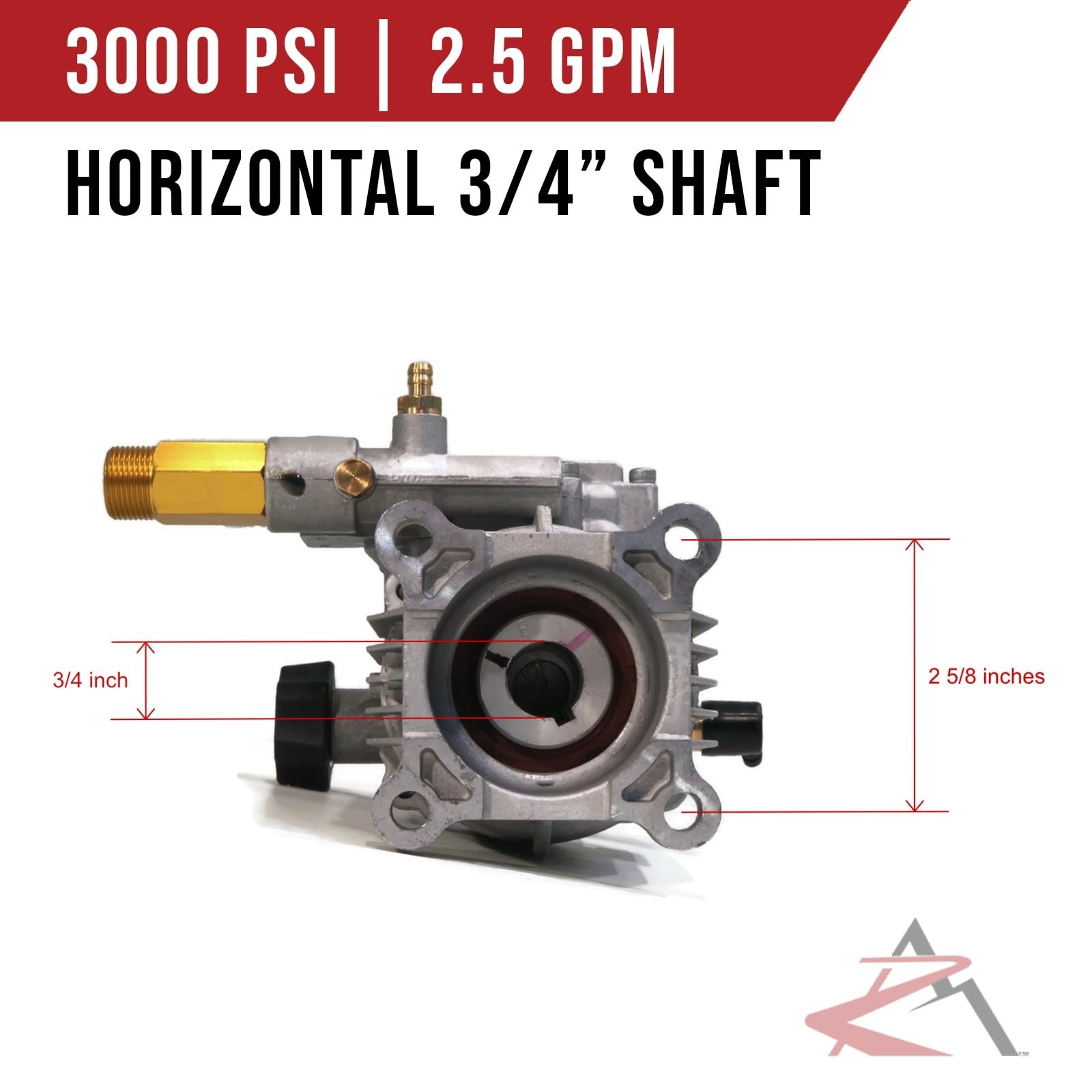 | Power Pressure Washer Water Pump for 3000 PSI OEM Himore 309515003 Engines