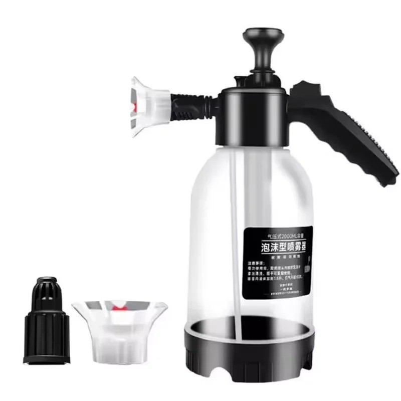 2L Hand Pump Foam Sprayer Pneumatic Washer Foam Spray Gun High Pressure Car Wash