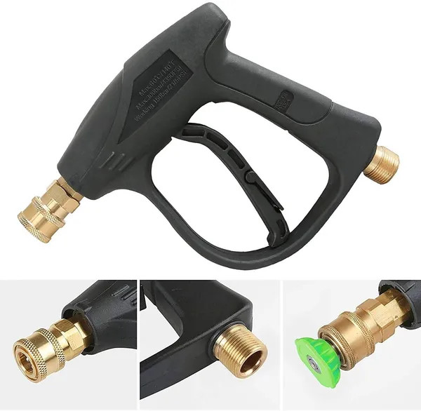 4000 PSI High Pressure Washer Short Wand Foam Sprayer for Car Wash Cleaning