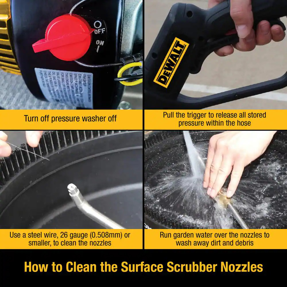 Universal 18 In. Surface Cleaner for Cold Water Pressure Washers Rated up to 370