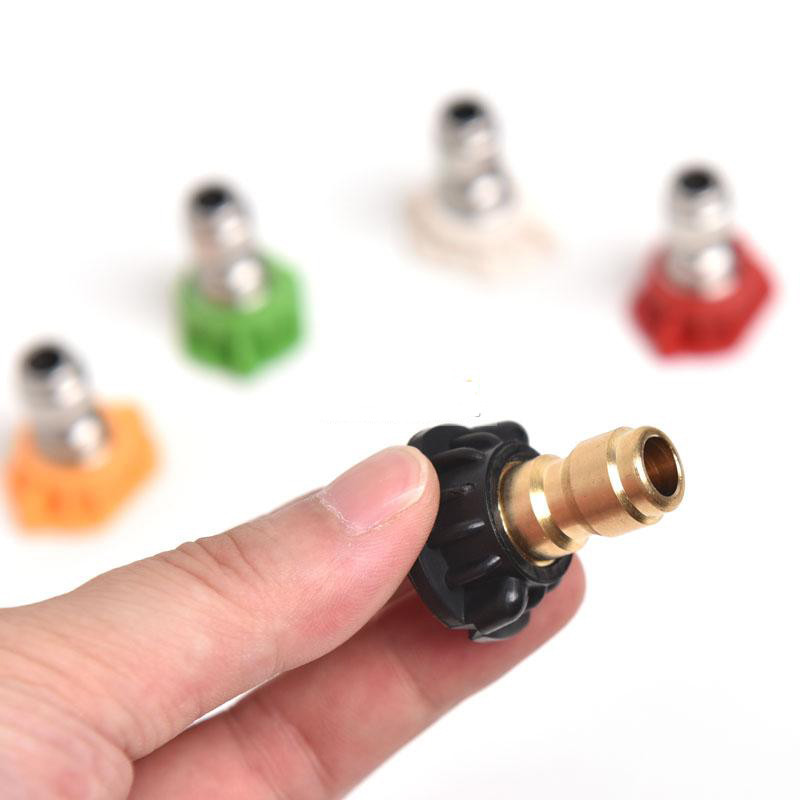 1/4″ Quick Connect Car Wash 4.0 GPM 5 Pcs Pressure Washer Spray Nozzle Tips Jet