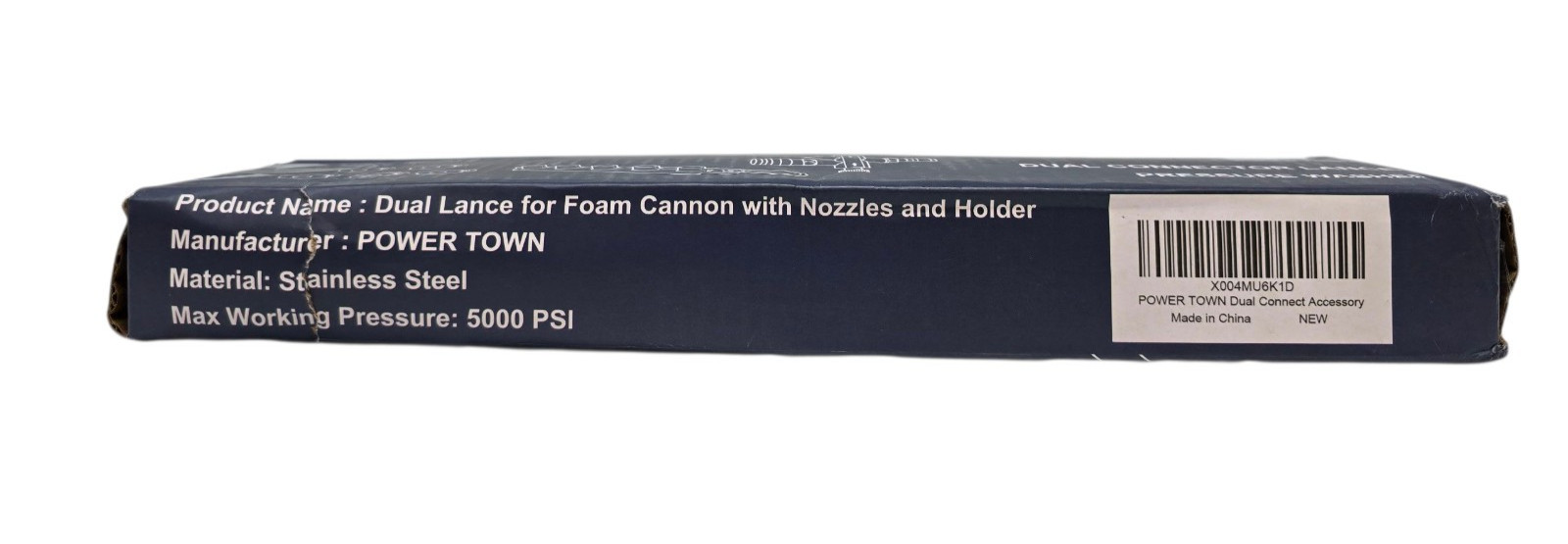POWER TOWN Dual Lance for Foam Cannon+Nozzles+Holder NEW