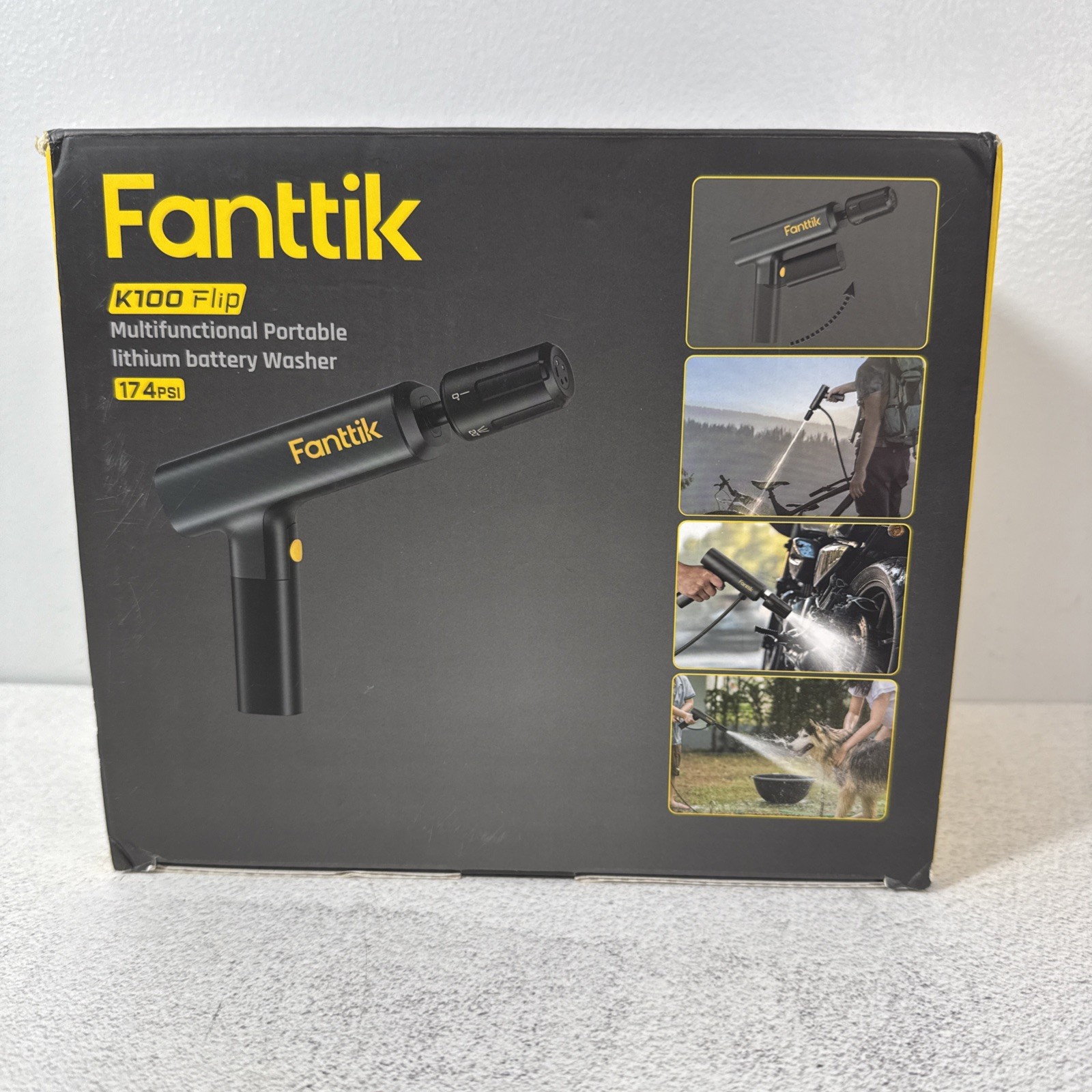 Fanttik K100 Flip Multifunctional Portable Sprayer Foldable Washer 174 PSI