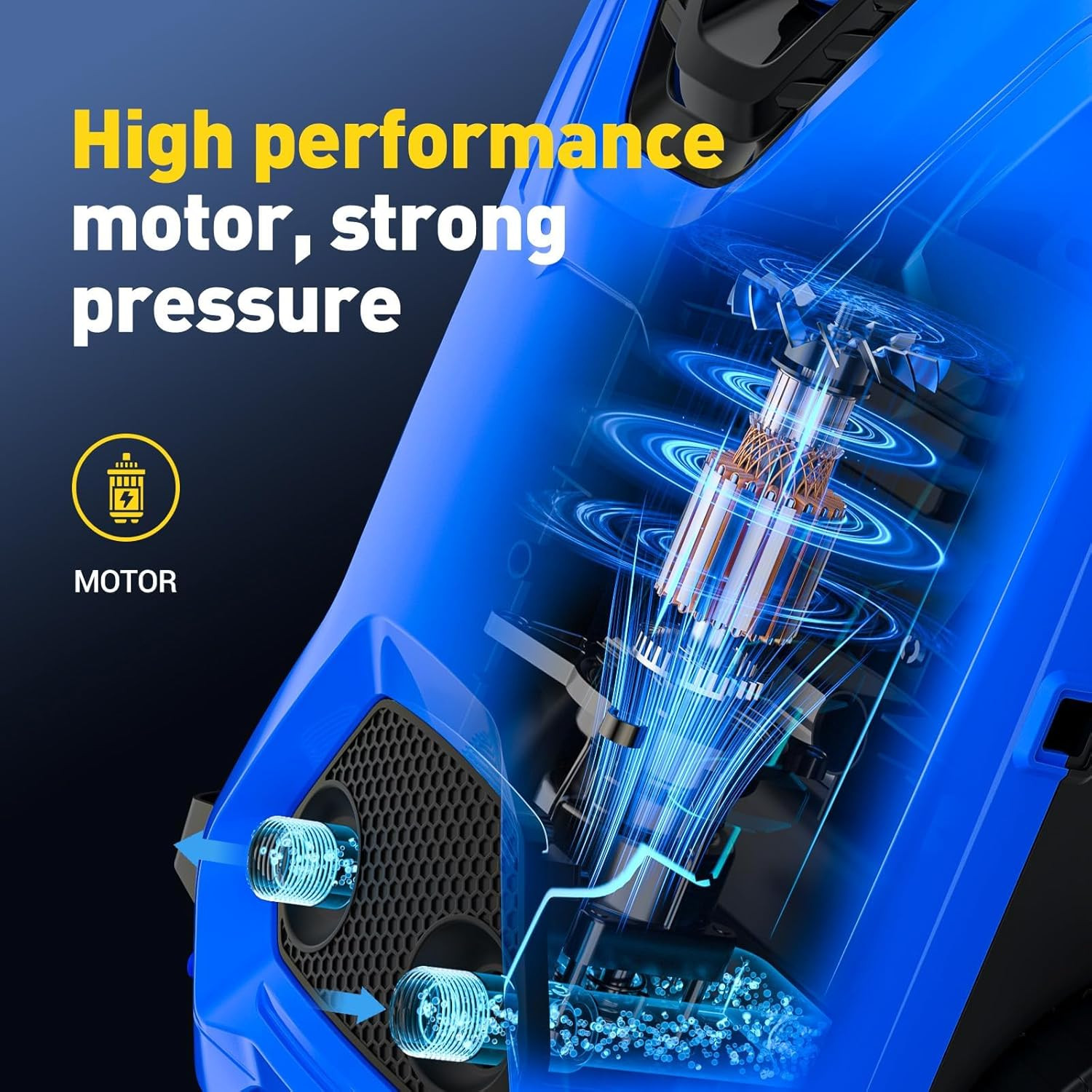 EVEAGE Electric Pressure Washer, Power Washer with 1000Ml Foam Cannon, Powerwash