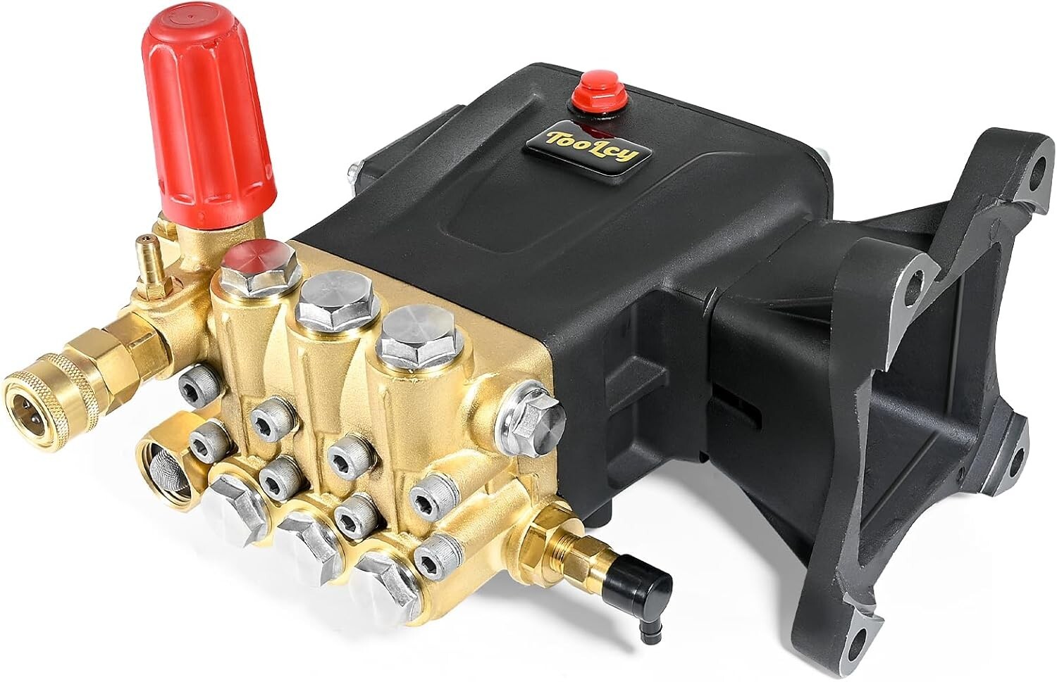 TOOLCY Pressure Washer Pump 3600-4400 PSI Max, 1″ Shaft Horizontal Plunger 4 GPM