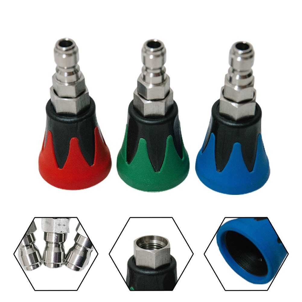 High Pressure Cleaning Machine Nozzle 0° / 25° / 40° Easy to Install and Use