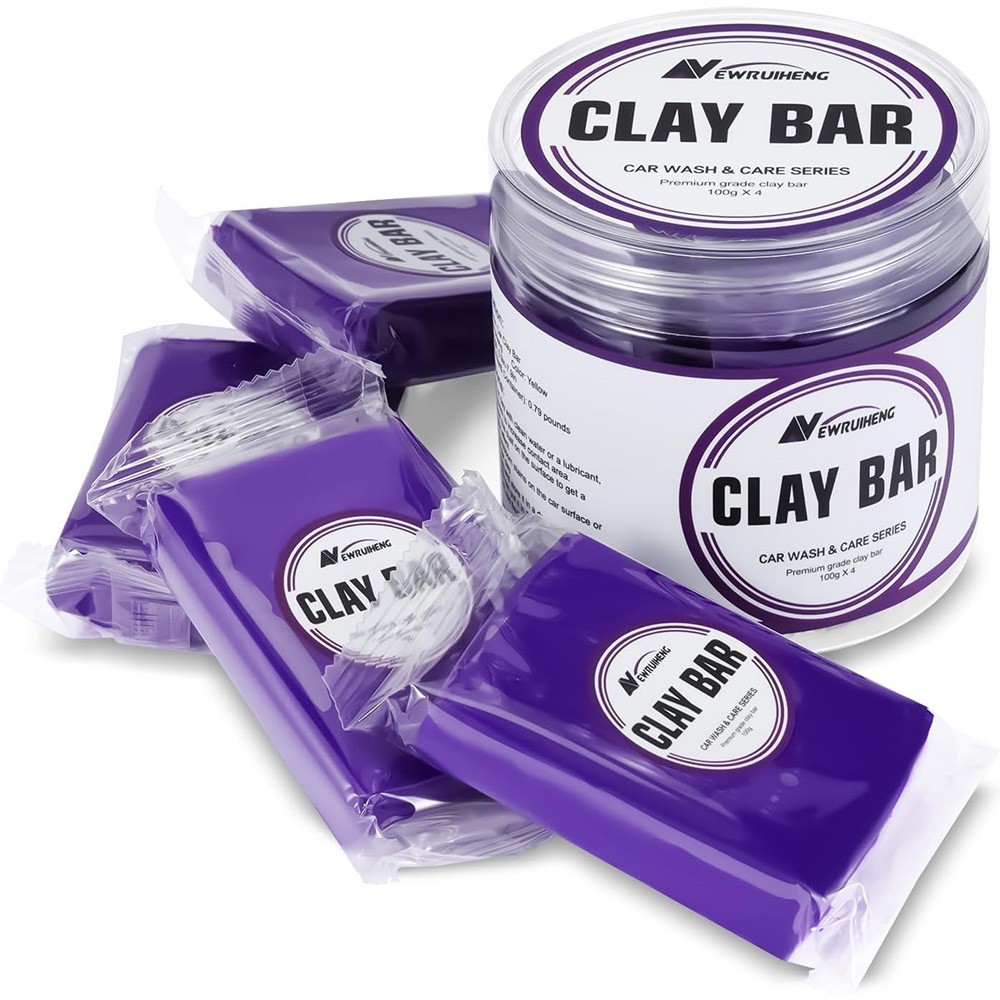 Car Clay Bar 4 Pack 400g Premium Grade Clay Bars Detailing Magic Clay Bar Purple