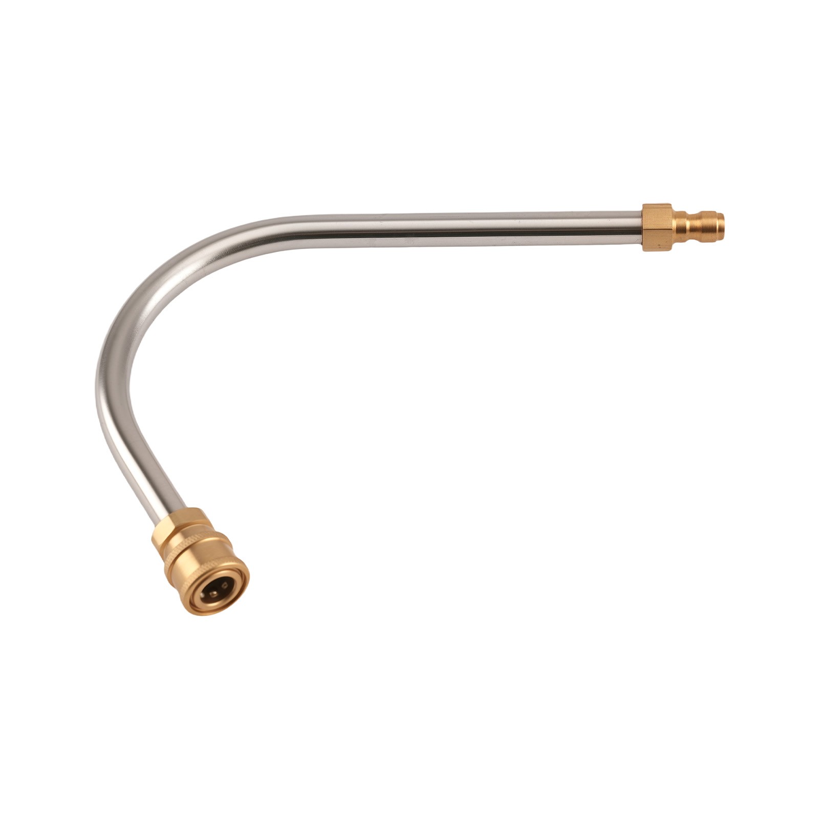 120″ Pressure Washer Extension Rod Brass 4000PSI 30° 90° U Shape 6 Spray Nozzle