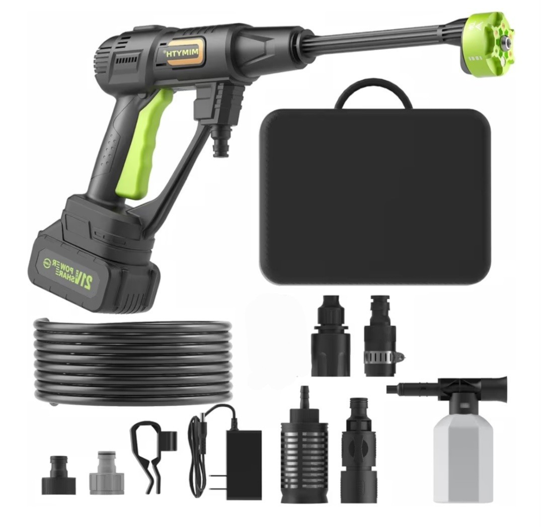MIMYTH MBBT24015 21V Cordless Cold Water Pressure Washer 990 PSI Kit
