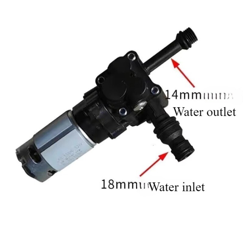 21V Zinc Alloy Plunger Pump Cordless High Pressure Cleaner Water Gun Motor
