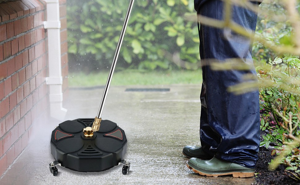 13inch Pressure Washer Surface Cleaner Power Washer Attachment for Sidewalks