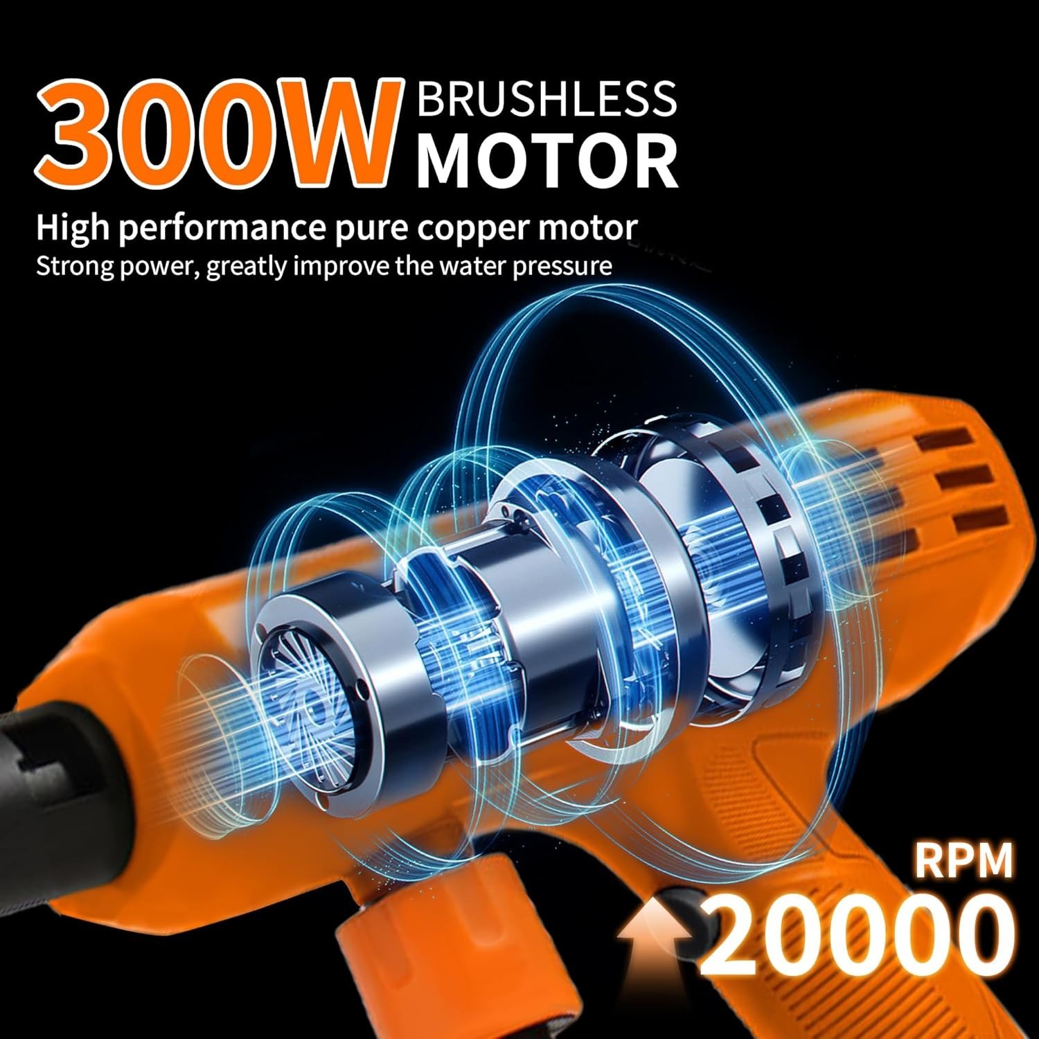 Cordless Pressure Washer for M Battery, Portable Cordless Power Wash