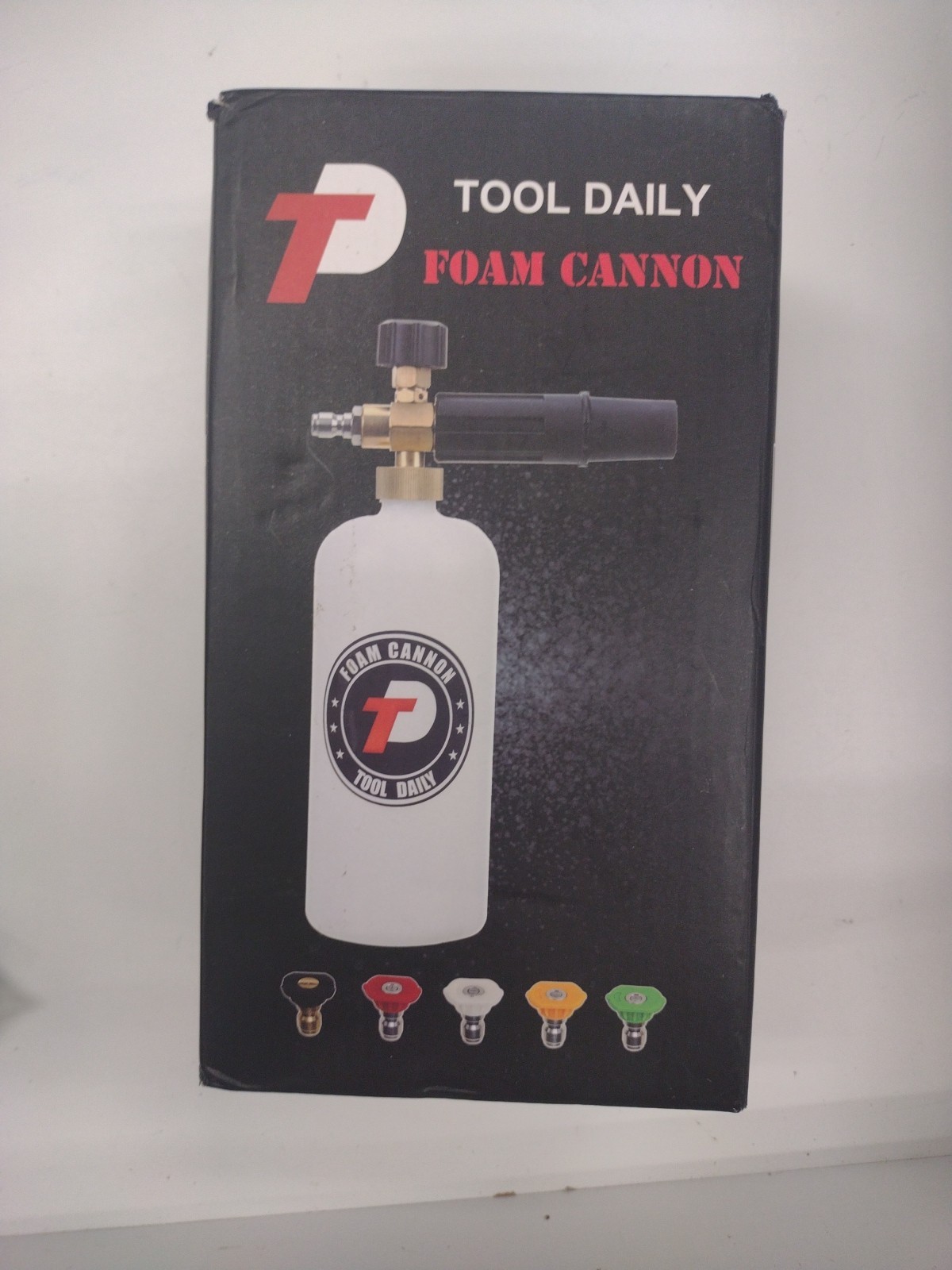Foam Cannon with 1/4 Inch Quick Connector, 1 Liter, 5 Pressure Washer Nozzle …
