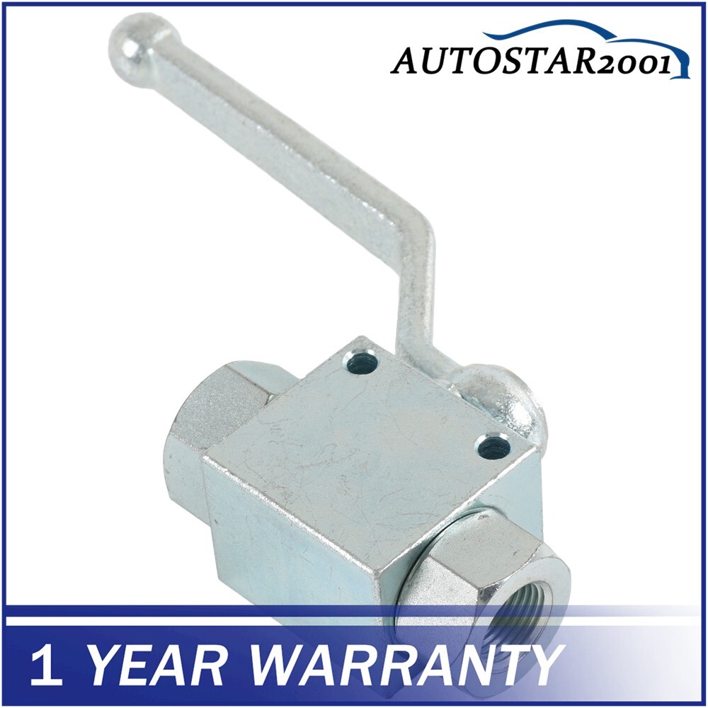 High Pressure Washer Ball Valve Steel Kit 4500 PSI 3/8 Inch Quick Connect NEW