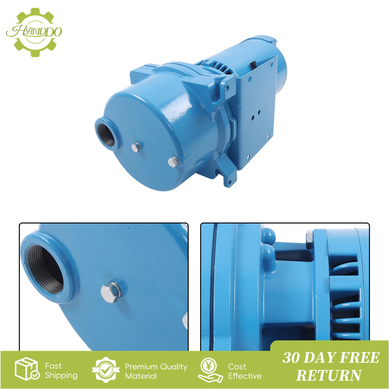 GT20 Single Phase Centrifugal Irrigation Sprinkler Pump Self Priming 2 HP 230V