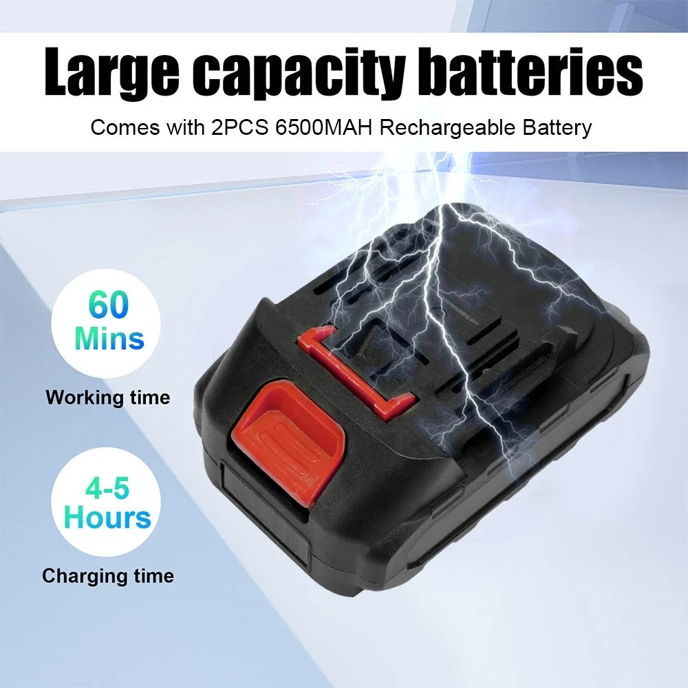 2 Battery Cordless Portable Car High Pressure Washer Jet Water Wash Cleaner Gun