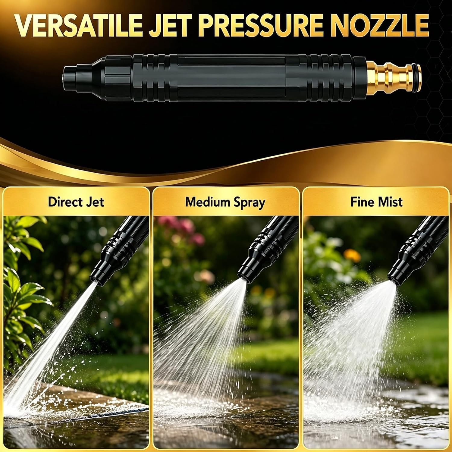 Home High Pressure Car Wash Water Gun, 2026 Upgraded Home High-Pressure Car Wash