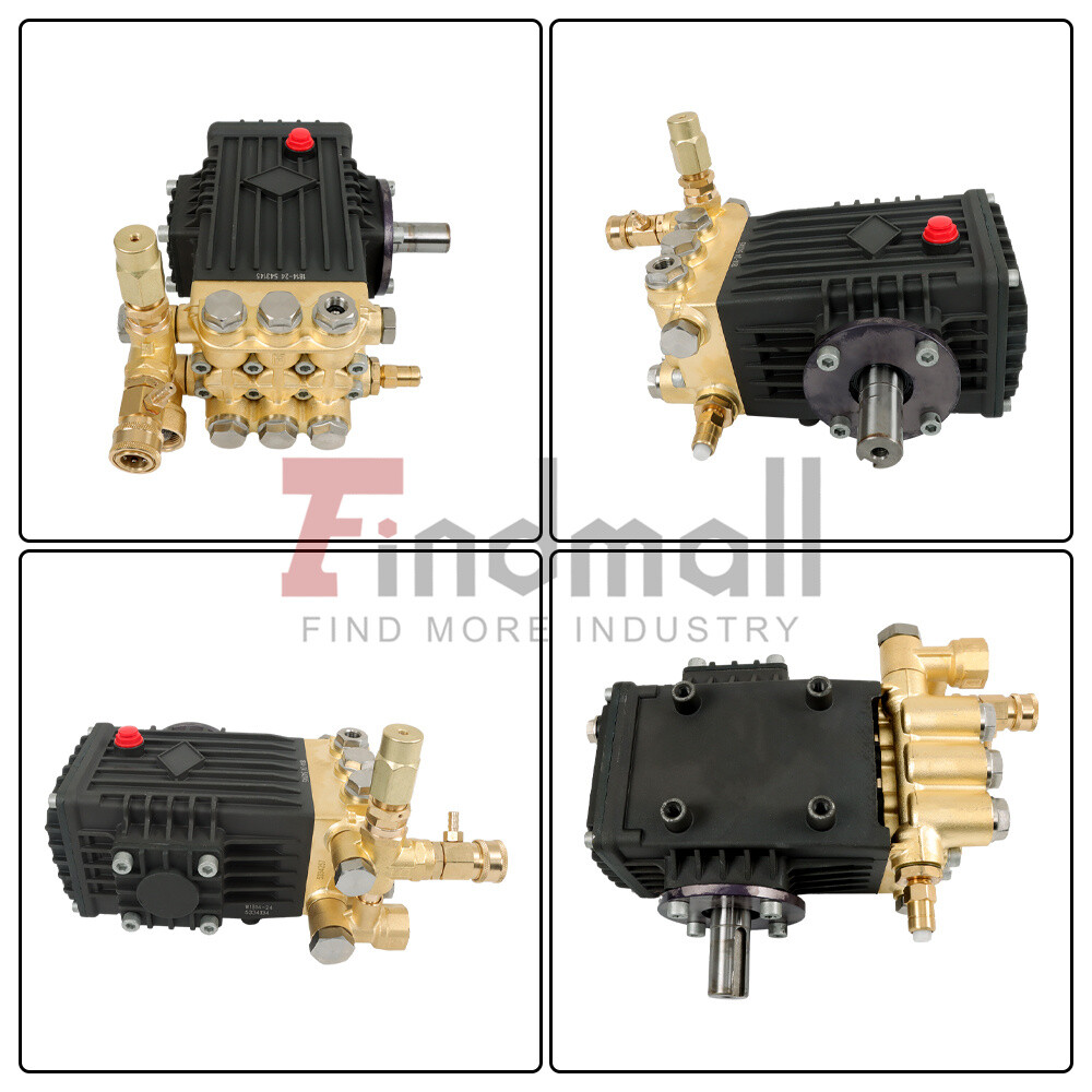 Pressure Power Washer Pump 24mm Solid Shaft 3600 PSI 4.9GPM Belt Drive