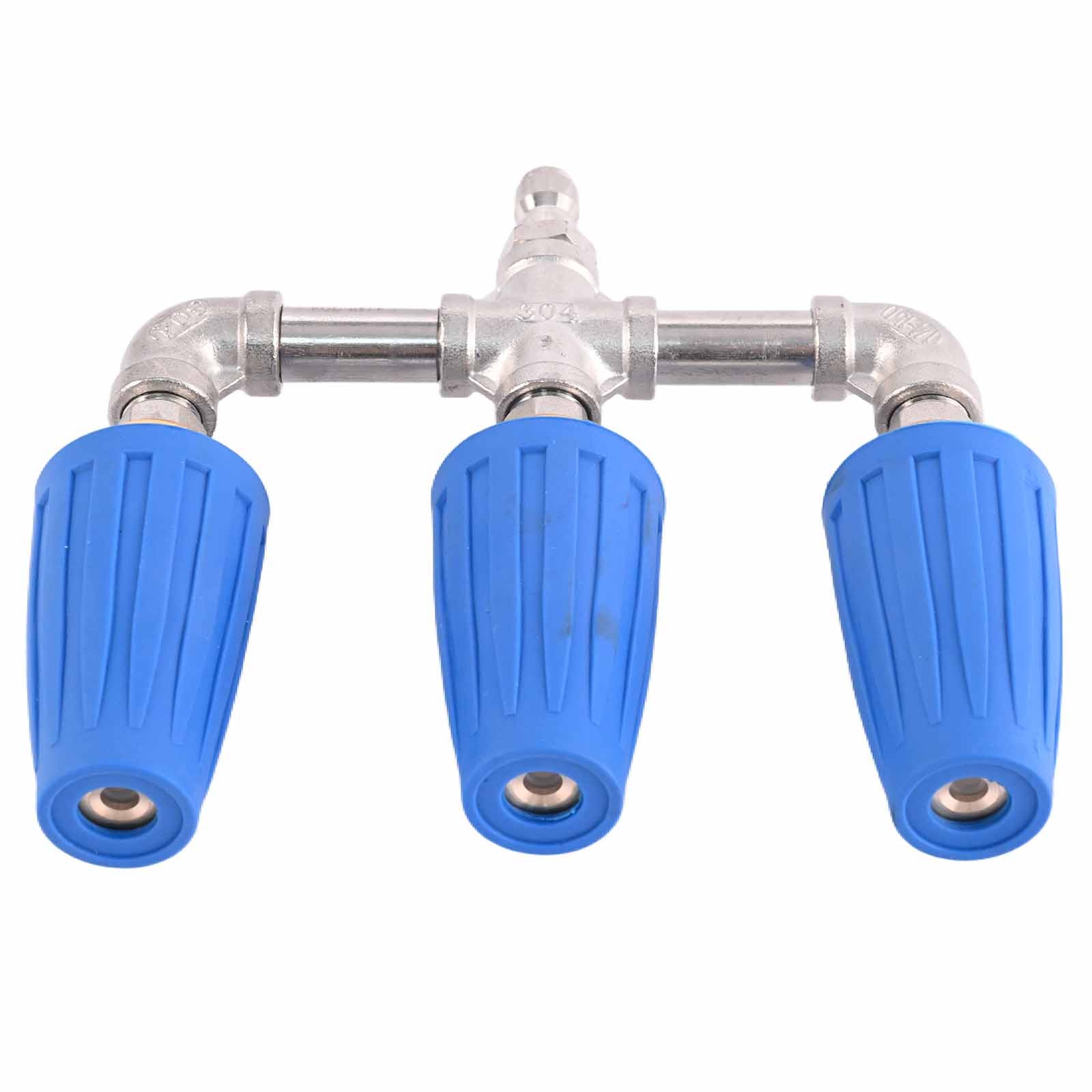 High Pressure Washer Nozzle 360° Rotating Triple Turbo 1/4″ 4000 PSI Auto Garden