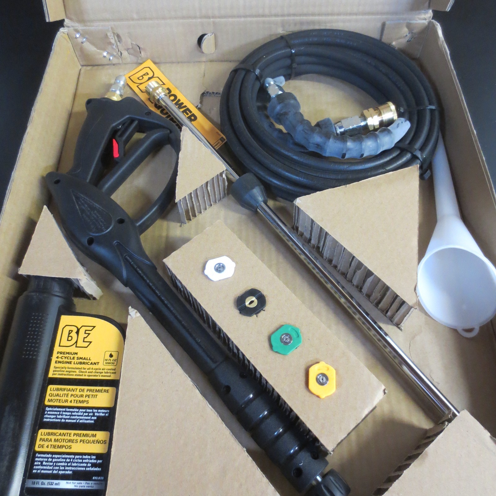 BE Power Equipment Gas Pressure Washer Accessories