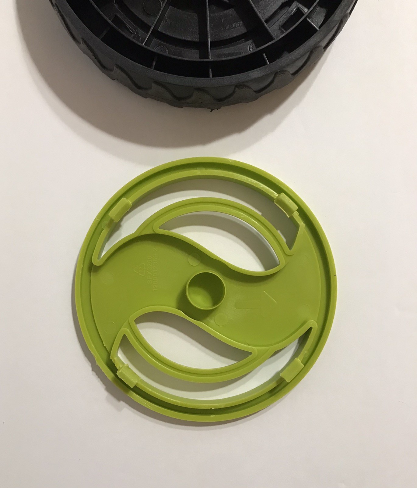 Sun Joe Pressure Washer Wheel & Cap – 5 3/4” – OEM – Part No. 1200022557