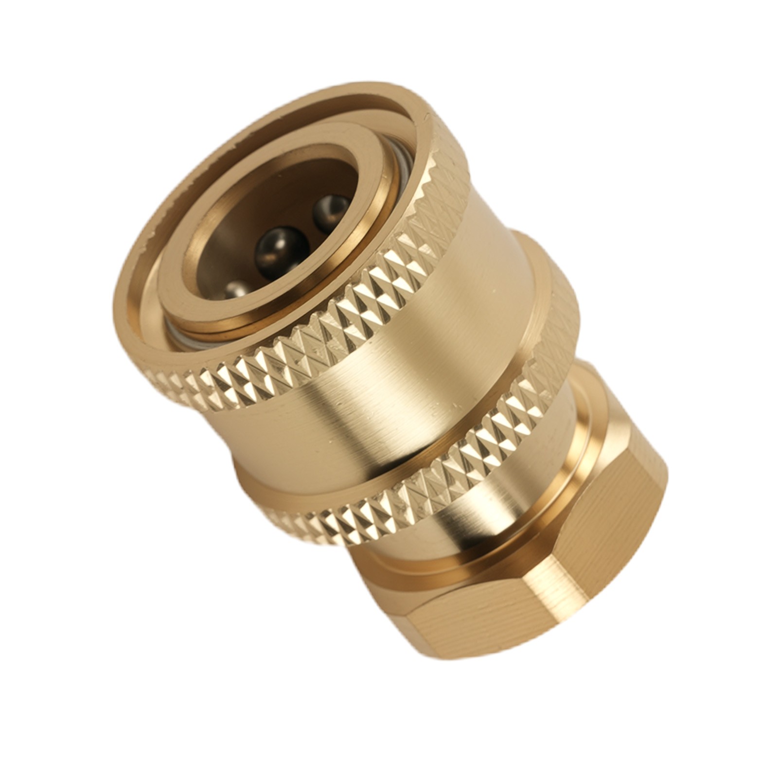 1/4″ Quick Connect to Female NPT Pressure Washer Coupler Adapter Brass 5000 PSI
