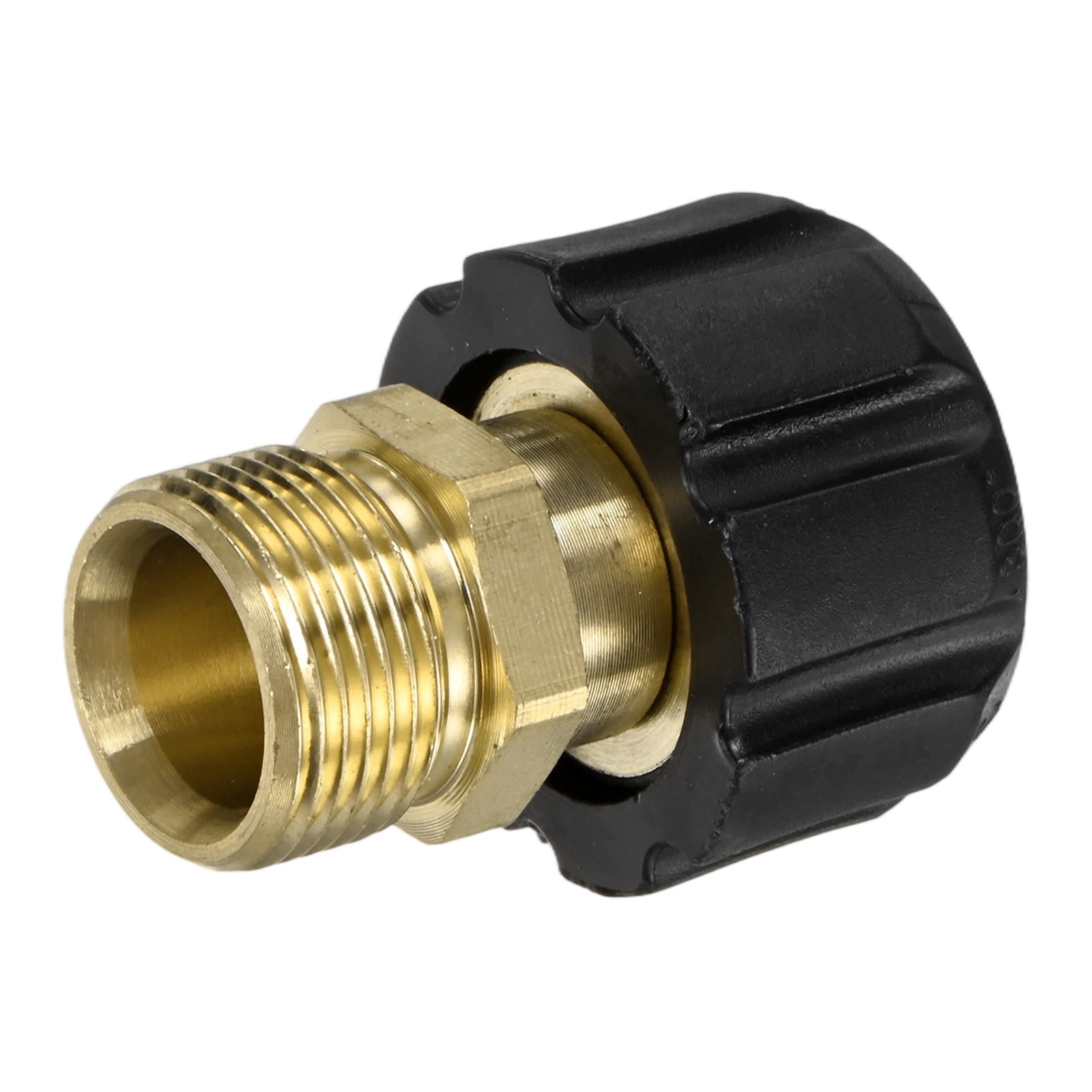 1-Pack M22 15mm Female to M22 15mm Male Thread Pressure Washer Fittings