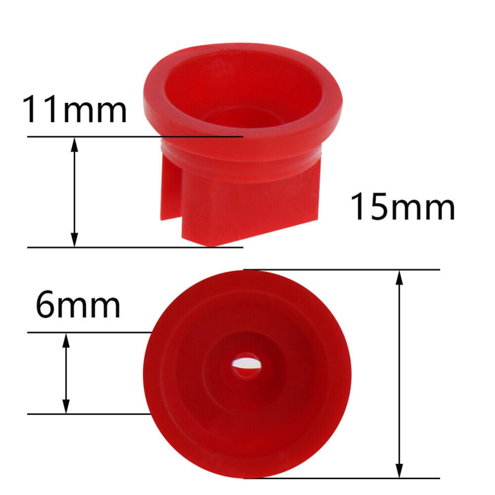 Flat Fan Spray Nozzles Spraying Tips 110 Degrees6 Colors Deflector 0.2-0.5 Mpa