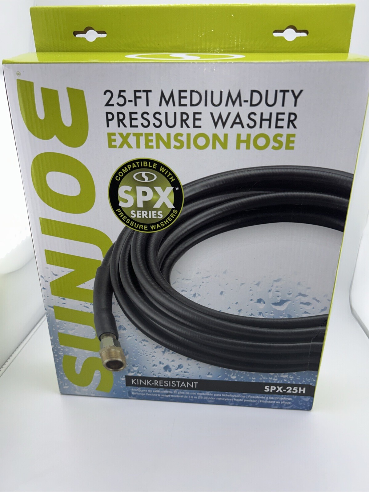 Heavy Duty 1/4″ x 25FT Pressure Washer Extension Hose for Sun Joe SPX 25H