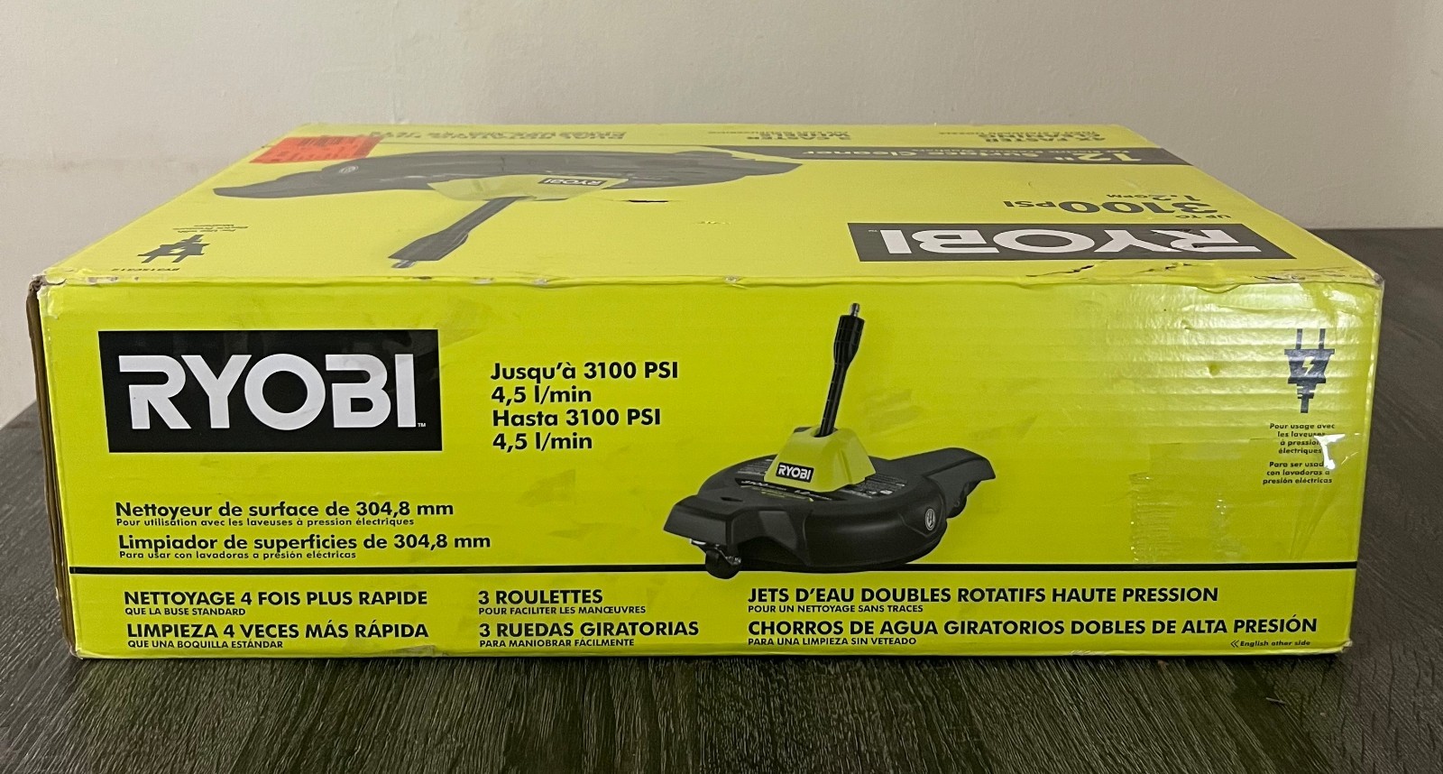 RYOBI 12” Surface Cleaner RY31SC312 FAOR Electric pressure washer