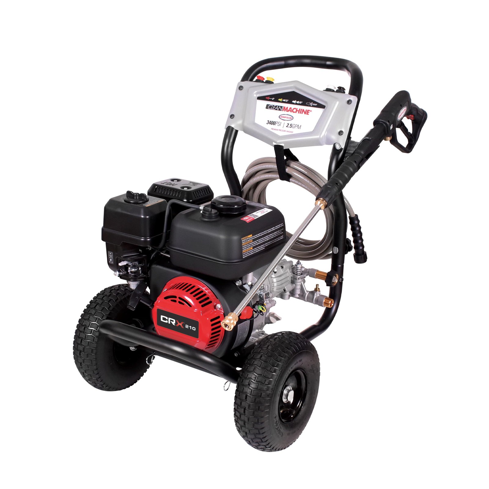 Simpson 3400 PSI Gas Pressure Washer, 2.5 GPM Residential Power Washer, Cold …