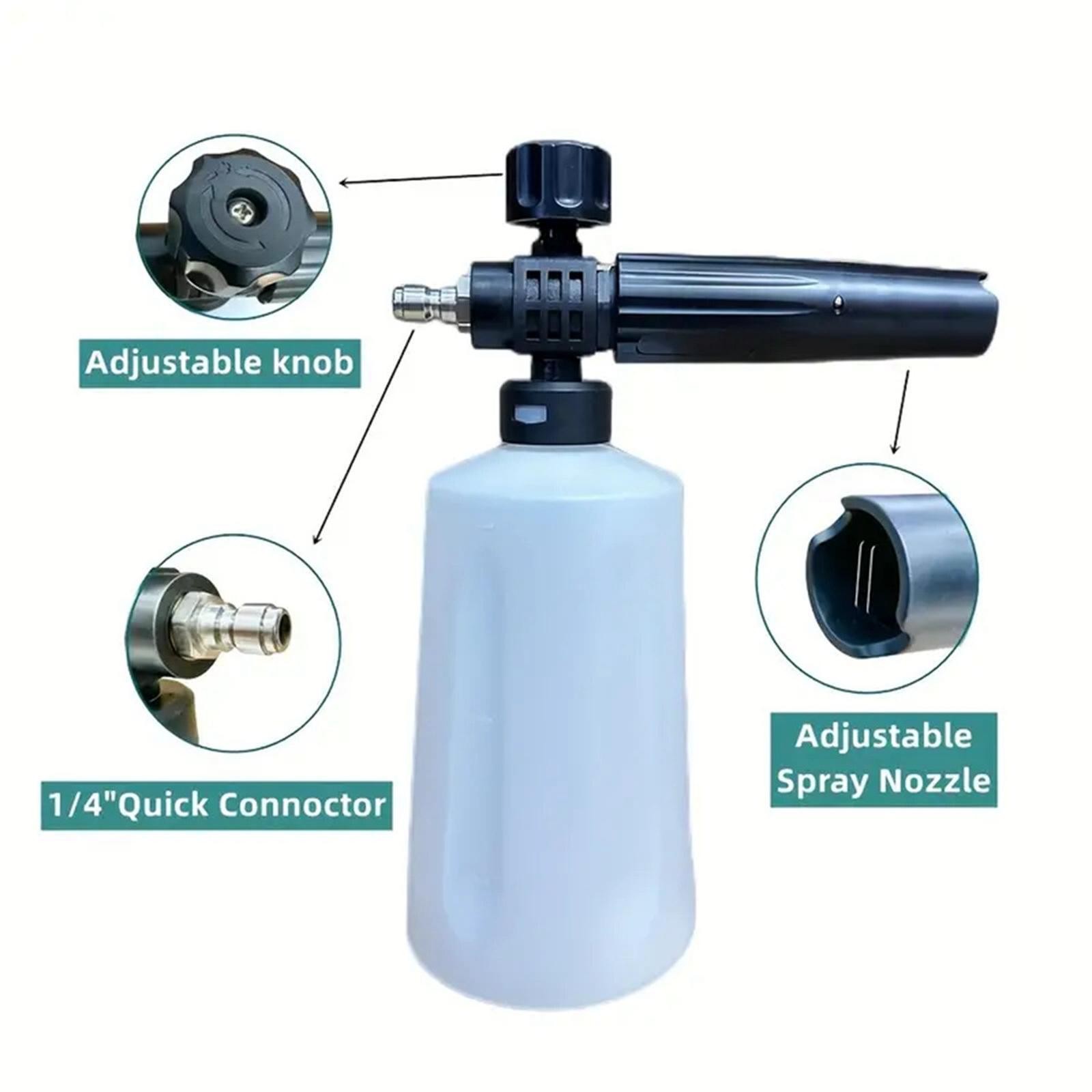 Car Hand Pump Pressure Foam Sprayer Single Hand Pressure Quick Connector for