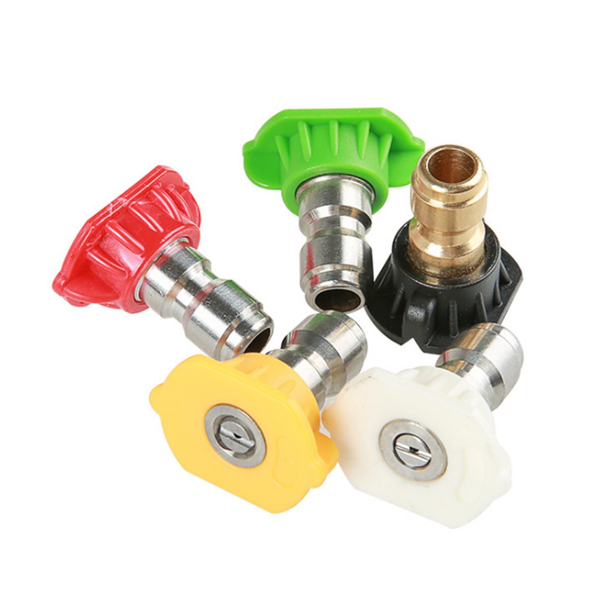 5pcs Pressure Washer Spray Tips Nozzles High Power Kit Quick Connect 1/4″ Set